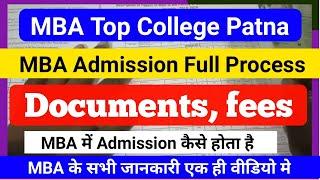 Patliputra University MBA Admission Full Process | PPU MBA Admission Patna || Patna MBA College