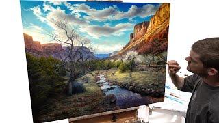 Beneath The Glory | A Desert Landscape Painting