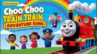 "Choo Choo Train Adventure Song | Fun & Learning for Kids | Sing Along Nursery Rhymes" l#kidssongs