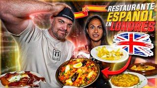 COMIENDO EN UN RESTAURANTE ESPAÑOL EN LONDRES  *LA FAMOSA PAELLA CON COSAS* mmm que ricoo  Vs 