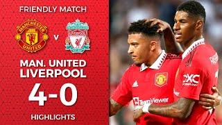 Manchester United 4-0 Liverpool | HIGHLIGHTS | Friendly match