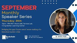 September 2024 Research Talk - Dr. Annika Aebli