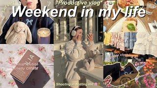 PRODUCTIVE DAYS IN MY LIFE 🫧| Going to London Notting Hill, makeup routine, Hollister clothing haul