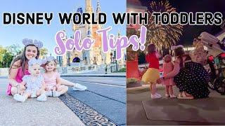 How to Take Toddlers to DISNEY SOLO | Tips for Parents | Disney with Toddlers