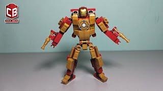 Crix Brix LEGO Ironman Golden Rod Unofficial Lego