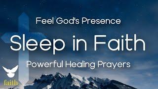 Healing Prayers And Scriptures For Sleep | RAIN + CALMING MUSIC | Soaking Worship | FM