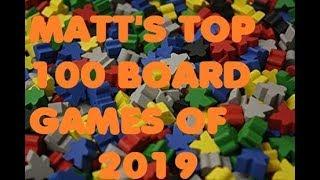 Matt's Top 100 Board Games of 2019 (100-91)