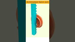 Spiral jack mechanisms! Solidworks 3D Animations #shorts