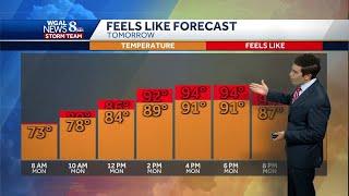 Heat Advisories issued across the Valley