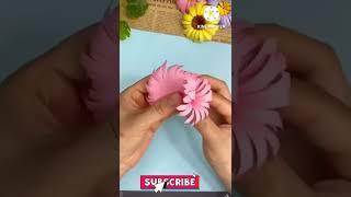 DIY paper Flowers #craftideas #papercraft #Craft life of trisha