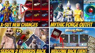 X-Sut Carnival New Changes Leaks | Next Mythic Forge Bgmi | Season 2 RP Back | 3.7 Update Bgmi/Pubg