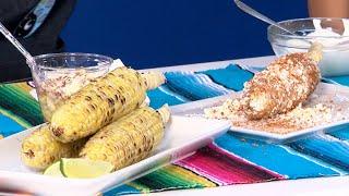 Mexican Street Corn and Skinny Spicy Margarita with Thai Caliente