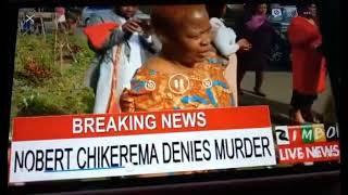 Zimbabwean Murdered Gillian Kahari’s Aunt blessing her Murderer Nobert Chikerema on Zimbo Live TV