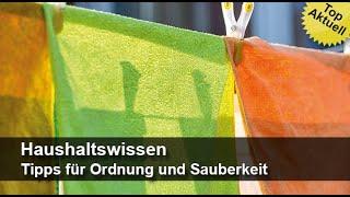 Haushaltswissen – Tipps für Ordnung und Sauberkeit  | Trailer MedienLB