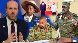 Breaking News! Gen Muhoozi Kainerugaba Agobye Ambassador WA America mubukambwe. Obunkenke ku embassy