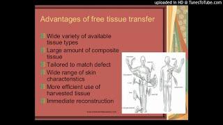 Free tissue transfer for composite oral cavity resections involving skin