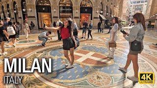 Milan, Italy  Detailed Walking Tour of Milan’s Streets in 4K