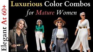 Luxurious Color Combos for Mature Women - Look Expensive On A Budget!