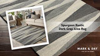 Spurgeon Rustic Dark Gray Area Rug