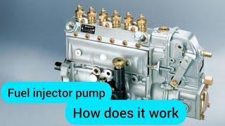 Fuel injector pump, how does it work
