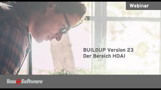 BUILDUP Version 23 - Der Bereich HOAI