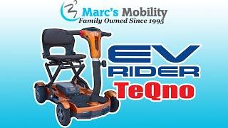 TEQNO by EVrider - Folding 4 Wheel Mobility Scooter - Travel Scooter - Marc's Mobility