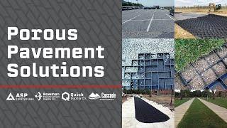 Porous Pavement Solutions - Presto Geosystems GEOBLOCK® Vegetated Pavers & GEOPAVE® Aggregate Pavers