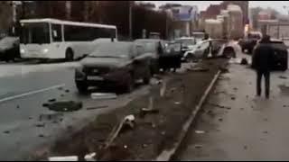 Смертельно ДТП в Санкт-Петербурге 13 машин собрала девушка 