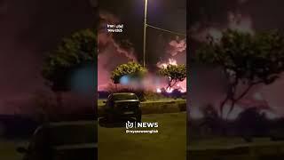 “Israeli” strikes pound Tehran in tandem with Iran missile launch