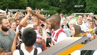 1. FC Köln statt China - FC-Fans bejubeln Anthony Modeste beim Trainingsauftakt  | SPORT1