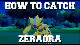 HOW TO CATCH ZERAORA IN POKEMON SWORD AND SHIELD!