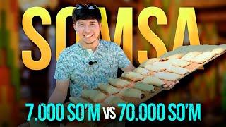 7000 SO'MLIK SOMSADAN 70.000 SO'MLIK SOMSAGACHA | O'ZBEK MILLIY TAOMI