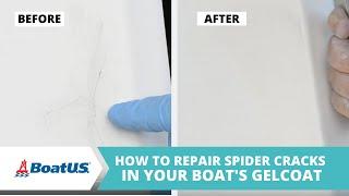 How To Fix Boat Gelcoat Spider Cracks, Hairline Cracks, and Crazing [MATERIALS LIST] | BoatUS