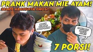 PRANK ABANG2 MIE AYAM GEROBAK!! NAMBAH TERUS SAMPE 7 MANGKOK!! ABANGNYA SHOCK!!