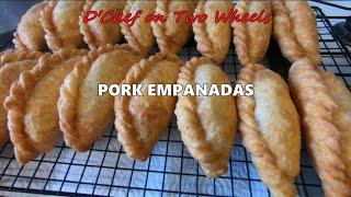 Pork Empanadas / easy flaky empanada dough that can be fried or baked #empanada
