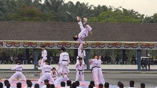 Kukkiwon Taekwondo Demonstration Team at Kem Batalion 4 PGA Semenyih, Malaysia