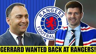 Steven Gerrard Wanted Back At Rangers After 49ers Takeover!