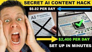 $2,400 In One Day Posting AI Content (here’s how I did it) Super Fast Method