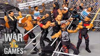 The Shield & The Usos vs The Bloodline WarGames Action Figure Match!