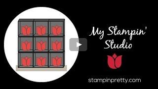 Stampin' Pretty tutorial:  My Ultimate Stamping Zone