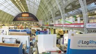 #infosec Timelapse - watch the exhibition hall come to life...