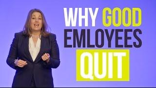 Why Good Employees Quit - How to Retain Employees | Shari Harley