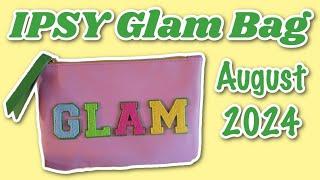 Opening my IPSY Glam Bag for August 2024!