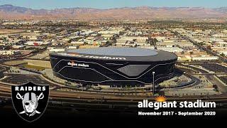 Raiders Allegiant Stadium - Must-see 4K time-lapse movie