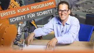 KUKA Roboter programmieren: Erstes Bewegungsprogramm mit PTP und Linear