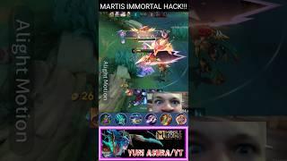 MARTIS HACK IMMORTAL. Best build 2025. #mobilelegends #martistop1global #mlbb #globaltop1 #bestbuild