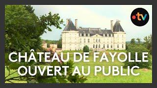 Patrimoine : le château de Fayolle s'ouvre au public