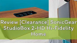 Review [Clearance] SonicGear StudioBox 2-HD Hi-Fidelity Home Bluetooth Speaker With Elegant Design