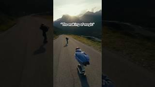 FPV Sunrise Downhill CHASE #longboard #fpv #sunrise