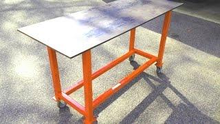 How to build a basic welding table from scrap